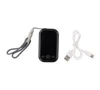 Monitor portátil de calidad del aire para PM2.5, PM10, PM1.0 detección de polvo con sensor de temperatura y humedad en tiempo real, pantalla a color HD, recargable por USB-C, probador para interiores