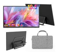 Monitor portátil de pulgadas con bolsa de viaje, pantalla de gaming IPS FHD 1920*1080P, de actualización de 20Hz. Adecuado para usar como para portátiles, PS4/5, PC, , etc. ( producto puede usar solo)