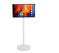 Monitor portátil de Suelo de 24 Pulgadas Batería integrada Smart TV Pantalla LCD HD para presentaciones en casa en la Oficina(6G+128G)