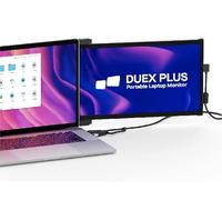 Mobile Pixels Duex Plus - Monitor portátil para portátiles, USB C/USB A, Plug and Play, extensor de pantalla para portátil de 13.3 pulgadas FHD 1080p