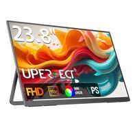 Monitor portátil para juegos de 23.8 pulgadas, pantalla grande FHD de 1080p, 100 Hz ultra suave, FreeSync, baja retraso, altavoces integrados, USB-C y HDMI para juegos de PC y consola, compatible con