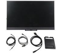 Monitor portátil Plug and Play, monitor externo de 17,3 pulgadas con amplia compatibilidad, brillo ajustable, resolución Full HD para PC, PS, Xbox,