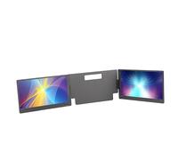 Monitor Portátil, Soporte Ajustable de 14 Pulgadas, ángulo de Visión de 178 Grados, Pantalla Dual para Computadora Portátil, Multitarea, HDR IPS para Computadoras Portátiles de