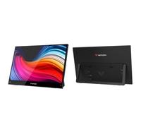 Monitor portátil táctil verbatim touch light 15.6'/ full hd/ multimedia/ negro
