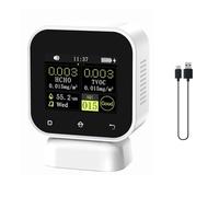 Monitor profesional cuatro en uno de alta precisión para la calidad del aire interior Detector doméstico de formaldehído TVOC y temperatura SFD-02