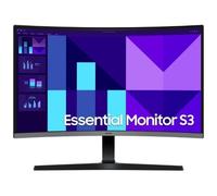 Monitor Profesional Curvo Samsung Essential S3 S39GD S27D392GAU 27'/ Full HD/ Negro y Plata