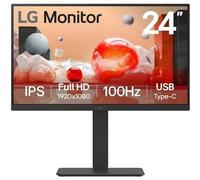Monitor Profesional LG 24BA750-B 23.8/ Full HD/ Multimedia/ Negro