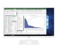 Monitor Profesional LG 24BK55YP-W 23.8'/ Full HD/ Multimedia/ Blanco
