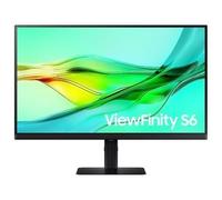 Monitor Profesional Samsung ViewFinity S6 S27D600UAU 27"/ QHD/ Regulable en altura/ Negro
