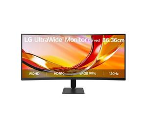 Monitor profesional ultrapanorámico curvo lg 34u601b-b 34'/ wqhd/ negro (34U601B-B.AEUQ)