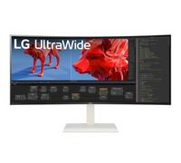 Monitor Profesional Ultrapanorámico Curvo LG 38BR85QC-W 38'/ WQHD+/ Multimedia/ Regulable en Altura/ Blanco