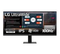 LG 29U511A-B - Monitor UltraWide 29" (2560x1080), 21:9, Panel IPS UWFHD, HDR10, 100Hz, 5ms (GtG), Super Resolution+, Negro con Textura, FlickerSafe, Dual Controller, Inclinación Ajustable, Multitarea