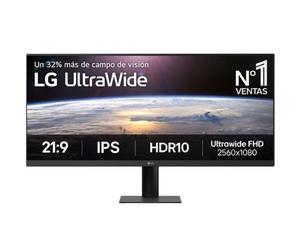 Monitor Profesional Ultrapanorámico LG UltraWide 34U511A-B 34'/ UWFHD/ Negro