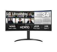 Monitor Profissional Curvo LG 34WR50QK-B 34" WQHD