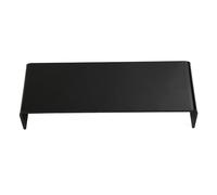 Monitor Riser 50 lb 3.5 pulgadas Altura Mejorar la postura de la sesión Reduce los ojos del cuello Espacio de presión para ahorrar soporte de computadora acrílico para estudio de (Negro)
