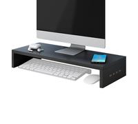 Monitor Riser - Wood, 19.69x7.87x3.03in Printer Stand Desk Organizer | 4 puertos USB, estante ventilado, soporte de monitor resistente para el hogar, oficina, estudio, escuela