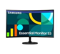 Samsung Monitor Curvo 27” Essential S3 S36GD FHD 100Hz - Negro, Negro