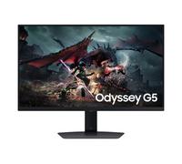 SAMSUNG Odyssey G5 - Monitor para Juegos (S27DG502), Plano, 27", 2560x1440 (QHD), IPS, 180Hz, 1 ms, AMD FreeSync, Adaptive Sync, HDMI, Display Port, Entrada de Audio, HAS, Pivot, Flicker Free