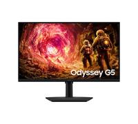 Samsung Odyssey G5 Monitor Gaming (S27FG506EU), Flat, 27", 2560x1440 (QHD), IPS, 180 Hz, 1ms, Compatibilidad G-Sync, HDMI, Display Port, Entrada de audio, HAS, Pivot