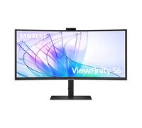 Monitor Samsung S34C652VAU para oficina: cámara web, ajuste de altura