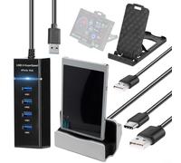 Monitor secundario IPS tipo C de 3 5 pulgadas para datos de rendimiento en tiempo real, funciona con AIDA64, no requiere fuente de alimentación adicional (B)