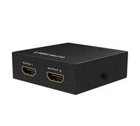 Monitor Splitter - ABS, 2,56 x 2,56 x 0,79 in Video Splitter 1 in-2 out High-Speed Mirroring and Stable Signal | Long-Distance Display Video Adapter, Display Adapter for Laptops, Tablets, TVs