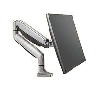 Monitor Stand Aluminum Alloy Single Monitor Mount Gas Spring Monitor Arm Height/Tilt/Swivel/Rotation Adjustable Monitor Stand Holds Up to 9KG Monitor Mount