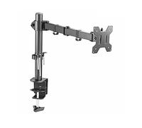 Monitor Stand Black Monitor Stand Arm 13"-32" Adjustable Monitor Mount Stand Metal Single Desk Arm Stand with C Clamp Grommet Mounting Holds Up to 19.8lbs Monitor Mount