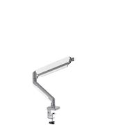 Monitor Stand, Brazo Giratorio de rotación inclinable for Montaje de Monitor de TV Individual Ajustable con Abrazadera y Base de Ojal, se Adapta a TV/computadora de 13 a 32",for Home(Silver)