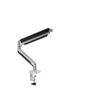 Monitor Stand, Brazo Giratorio de rotación inclinable for Montaje de Monitor de TV Individual Ajustable con Abrazadera y Base de Ojal, se Adapta a TV/computadora de 13 a 32",for Home(Gray)