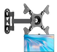 Monitor Stand, Full Motion TV Monitor Articulating Arms, Swivel Tilt Extension Mount, Adjustable Wall Bracket with Rotation for LED and LCD Tvs, Space-Saving Home Entertainment