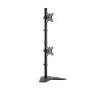 Monitor Stand Monitor Mount Adjustable Up and Down Dual Screen Monitor Stand Tilt Rotation Monitor Mount Stand for 17"-32" Screen Each Arm Holds Up to 8KG Monitor Mount