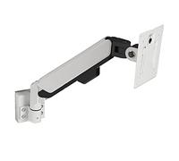 Monitor Stand Monitor Mount Stand Wall-Mounted Single Monitor Mount 10"-32" Height-Adjustable Gas Spring Monitor Arm Holds 4.4 to 19.8 Lbs Monitor Mount (Color : White)