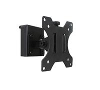 Monitor Stand Simple Single Monitor Stand Wall-Mounted Monitor Stand Mount with Mobile Card Slot 13"-27" Adjustable Monitor Hanger Holds 4.4 to 14.3 Lbs Monitor Mount