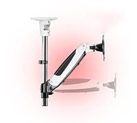Monitor Stand Single Monitor Stand Adjustable Ceiling Monitor Mount Stand 15"-27" Gas Spring Monitor Stand Arm with VESA 75x75/100x100 Holds Up to 17.6lbs Monitor Mount (Size : 76CM Style : A) (A 4
