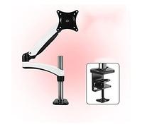 Monitor Stand Single Monitor Stand Height Adjustable Monitor Stand Mount 15"-32" Monitor Desk Mount Stand with C-Clamp and Grommet Base Holds Up to 16.5lbs Monitor Mount (Color : Black Style : A) (W
