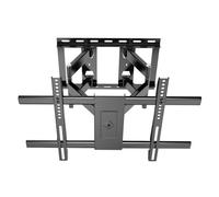 Monitor Stand, Soporte de Pared for TV de 50 "-90" hasta 176 LB de Movimiento Completo con inclinación giratoria y Brazos articulados Dobles VESA máx. 600 x 500 mm,for Home(50-90inch)