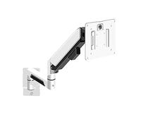 Monitor Stand White Monitor Stand Adjustable Gas Spring Single Arm Stand 10"-32" Monitor Wall Mount Bracket with 75/100mm VESA Holds Up to 19.8lbs Monitor Mount (Style : A) (B)
