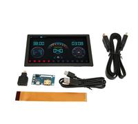 Monitor táctil QLED con pantalla de temperatura, mini pantalla de 7 pulgadas con panel IPS y bajo consumo de energía, diseño personalizable,