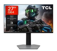 TCL 27G64 Monitor Gaming 27 Pulgadas QD-Mini LED, QHD 2560x1440, 180Hz, Panel Fast-HVA, 600 nits HDR, 1ms, AMD FreeSync Premium, G-Sync Compatible, 97% DCI-P3