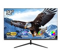 Monitor UHD 4K de 32 pulgadas (3840 x 2160), IPS, frecuencia de actualización de 60 Hz, 100% sRGB, AMD FreeSync, ángulo de visión de 178°, HDMI/DisplayPort, compatible con montaje VESA de 100 x 100 mm