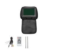 Monitor Universal For Reposacabezas De Coche, Pantalla LED TFT 7 Pulgadas, Reproductor Multimedia MP5, Soporte For Almohada, Entrada USB/SD, FM, Altavoz Y Cámara(707M-BK-C)
