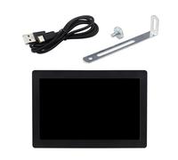 Monitor USB con marco de aluminio, pantalla USB de 12.7 cm / 17.8 cm para personalización de casos, pantalla secundaria
