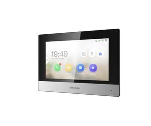 Monitor videointerfon Touch Screen TFT LCD 7 inch, conectare 2 fire, Wifi - HIKVISION DS-KH6320Y-WTE2