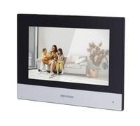 Monitor Videoportero Hikvision DS-KH6320-TE1 7" Táctil TFT Wi-Fi PoE Negro Gris