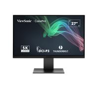 ViewSonic VP2788-5K Monitor de 27 Pulgadas, 5K Thunderbolt 4, 5120p x 2880p, IPS, 218 PPI, 99% DCI-P3, Dual Daisy Chain, HDR 400, Ergonómico, Compatible con Mac, USB-C, HDMI, DP, 5 Años de Garantía