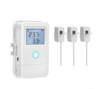 Monitor WiFi 3 para ct 80A para tuya App Monitor WiFi 3 para | 3 para ct 80A, app para tuya/Smart Life, WiFi 2.4G estable, pantalla LCD clara, instalación panel eléctrico