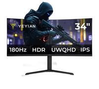 Monitor Yeyian Elysium 34" UltraWide QHD 180 Hz IPS Curvo RGB 1 ms