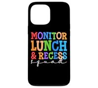 Monitorea los Colores Divertidos del escuadrón de Almuerzo y recreo Carcasa para iPhone 13 Pro MAX