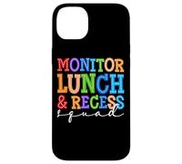 Monitorea los Colores Divertidos del escuadrón de Almuerzo y recreo Carcasa para iPhone 14 Plus
